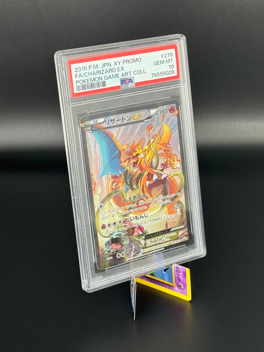 Charizard ex- 2016 XY Promo Japanese Game Art Collection PSA 10